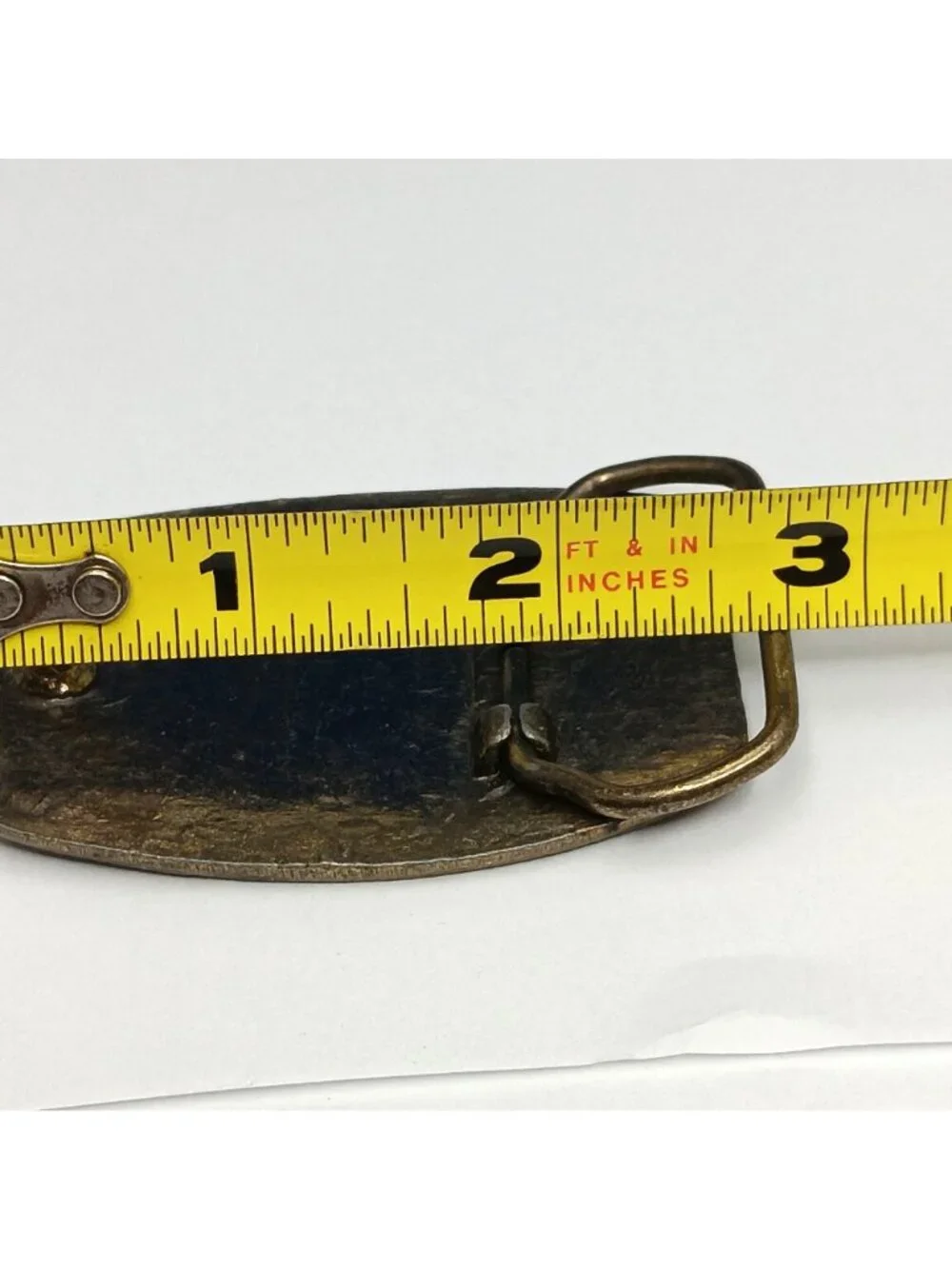 Wright Brothers 1903 First Flight in Kitty Hawk NC Brass Belt Buckle Vintage
